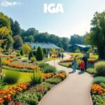 Az IGA Park gyönyörű tematikus kertek és virágszőnyegek.