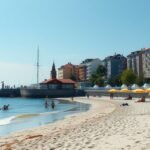 Rostock strand, homokos partok és tengerparti élet