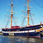 A Passat vitorláshajó Travemündében, Lübeck közelében