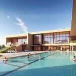 Ishara élményfürdő medencéje Bielefeldben, pihenés és szórakozás