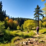 Túrázók a Teutoburgi-erdő gyönyörű ösvényein