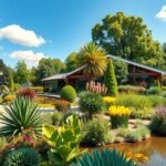 Rombergpark Botanikus Kert gyönyörű panorámája Dortmundban