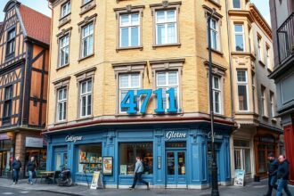 A 4711 Ház a Glockengassén Kölnben, történelmi helyszín és illatmúzeum.