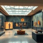 Soul of Africa Múzeum kiállítóterem Essenben, afrikai művészet.