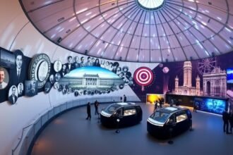 Lipcse Panometer kiállítás Yadegar Asisi körképeivel