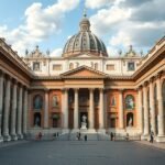 A Vatikán Múzeum impozáns belső udvara és a Sixtus-kápolna