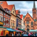 Nürnberg Főpiactér és Miasszonyunk-templom gótikus épülete