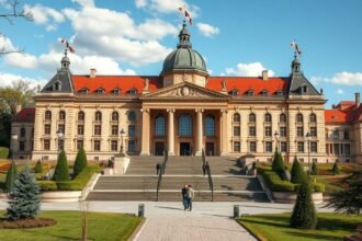 A Nürnberg Pártgyűlések Dokumentációs Központja látképe