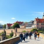 Nürnberg középkori városfalai és séta a város szívében.