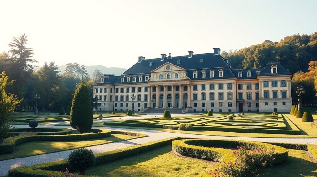 A Solitude kastély és park Stuttgartban, Németországban
