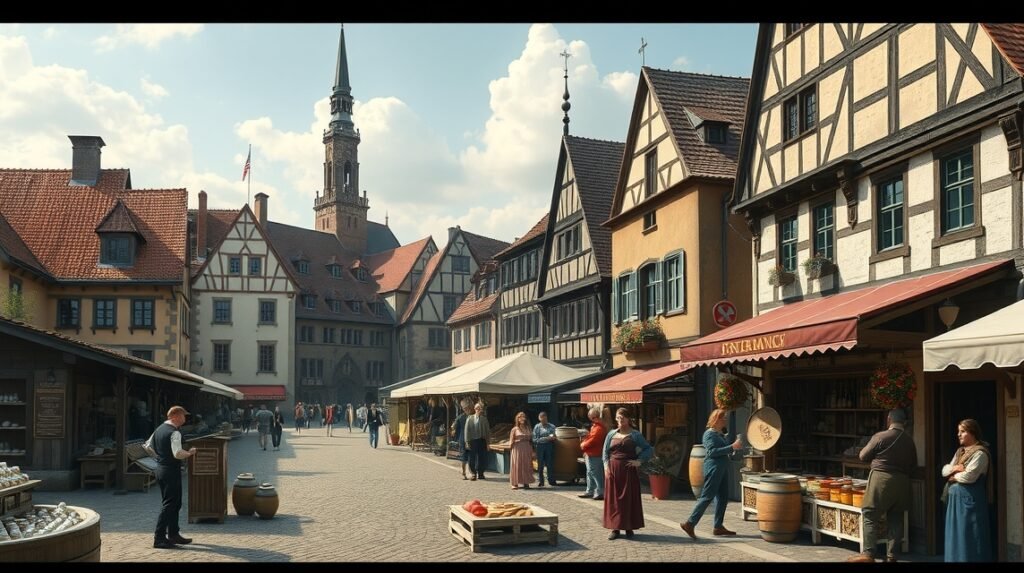 Ingolstadt város piaca, a Bajor Tisztasági Törvény szülőhelye