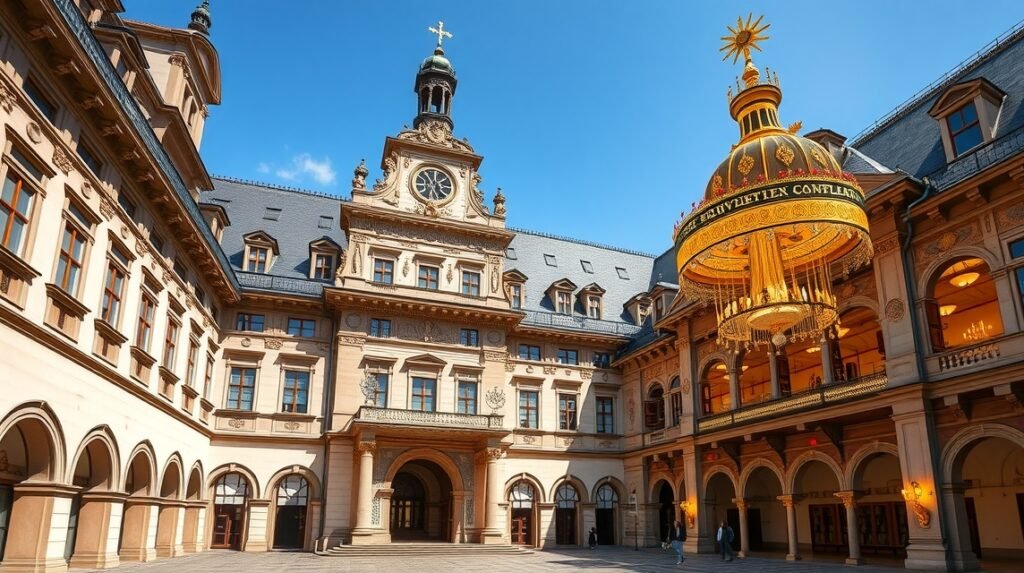 Augsburg Városházája és az Aranyterem belső tér látványossága