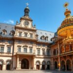 Augsburg Városházája és az Aranyterem belső tér látványossága