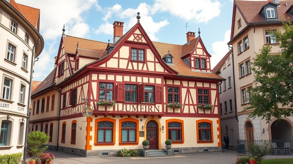 Leopold Mozart Háza a gyönyörű Augsburg városában