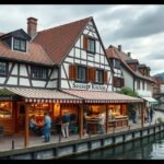 A legendás Történelmi Kolbászkonyha (Wurstkuchl) Regensburgban.