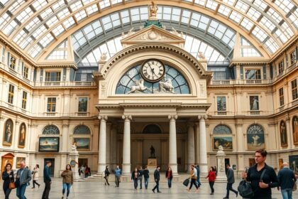 Az Orsay Múzeum impozáns belső tere a művészetkedvelők számára.
