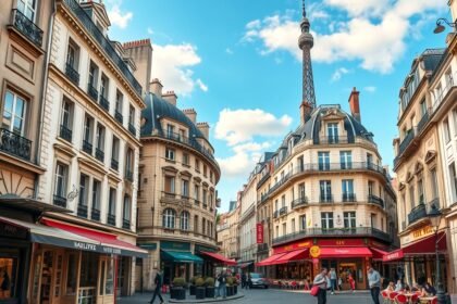 Párizs Latin negyedének hangulatos utcái és az Eiffel-torony
