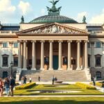 Alte Pinakothek épülete Münchenben, klasszikus művészet fellegvára