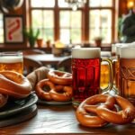 Bajor perec és sör Münchenben, ínycsiklandó gasztronómiai élmény