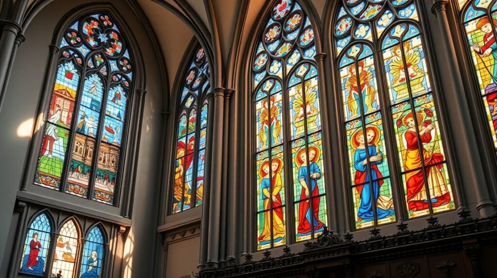 Fraumünster templom Chagall üvegablakai, Zürich, Svájc