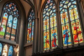 Fraumünster templom Chagall üvegablakai, Zürich, Svájc