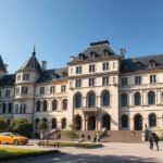 A Svájci Nemzeti Múzeum kastélyszerű épülete Zürichben