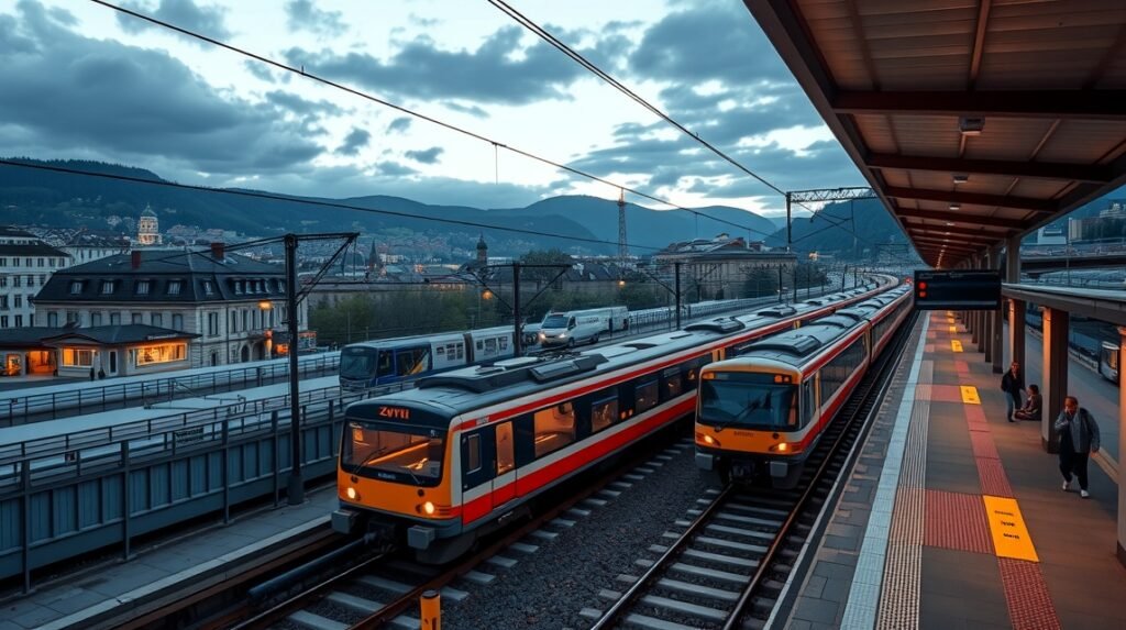 Zürich vonatállomás, svájci vasúti közlekedés