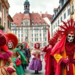 Luzern Fasnacht karnevál álarcos felvonulás a városban