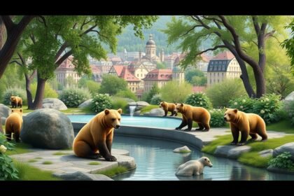 Medvepark, a berni látnivaló játékos medvékkel és gyönyörű tájjal