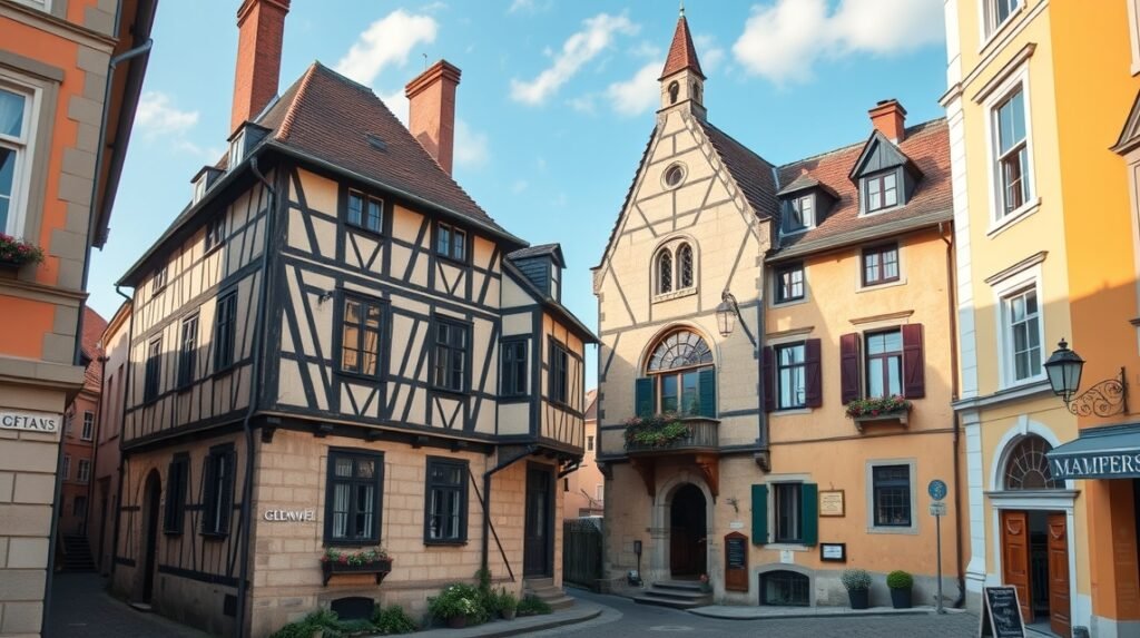 Genf legrégebbi háza, a Tavel-ház, a középkori építkezés példája.