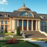 A Genfi Természettudományi Múzeum épülete és környezete