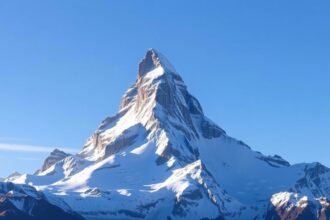 Matterhorn ikonikus csúcsa a Zermatti hegyvidéken