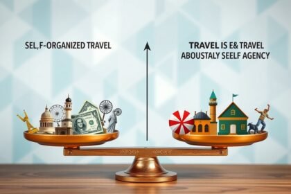 Egyensúly a saját szervezés és az utazási iroda között.