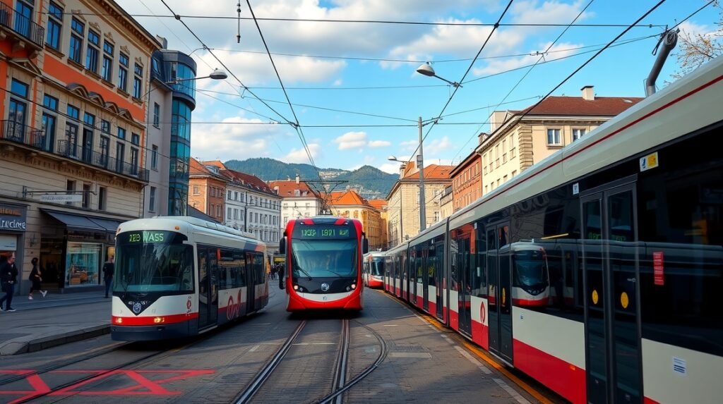 Tömegközlekedési járművek a bázel közlekedésében