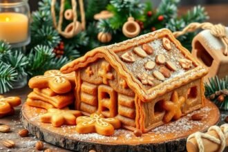 Mézes sütemények karácsonyi díszítése és gasztronómiai élmények.