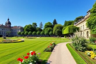 A Parc de Mon Repos szépsége, Lausanne zöld szívében.