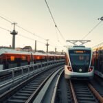 Lausanne gumikerekű metró a városi közlekedésben