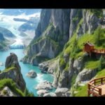 Gletscherschlucht Grindelwald gleccser szurdok panoráma