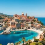 Tropea tengerparti város panorámája a Tirrén-tengernél