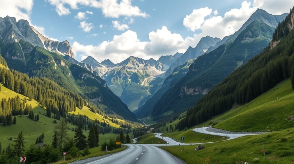 Logarska Dolina alpesi vözgy fényképezéshez autós túrák során