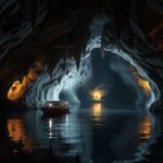 Csónakázás a Križna Jama barlang titokzatos világában