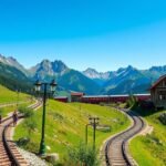 Semmering-vasút gyalogtúra az alpesi tájban