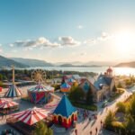 Fertő-tó mellett található Familypark, Ausztria legnagyobb vidámparkja.