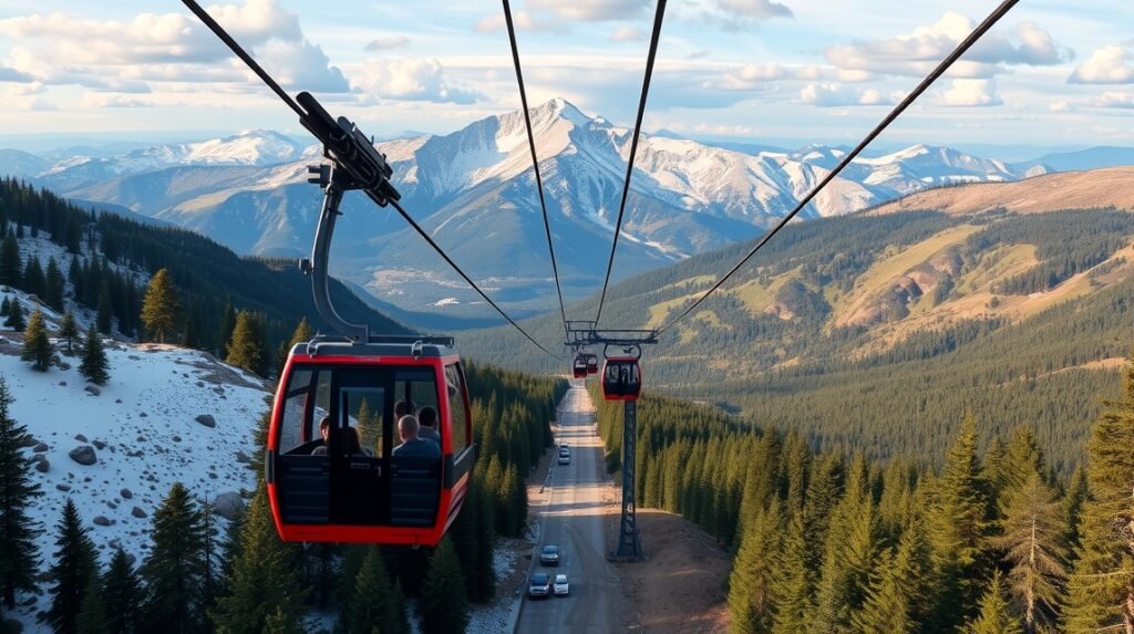 Libegős kilátás a Chopok csúcsára az Alacsony-Tátrában