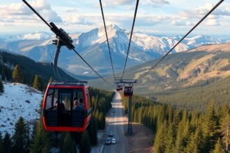 Libegős kilátás a Chopok csúcsára az Alacsony-Tátrában