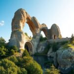 Szulyói-sziklák látványos sziklakapui és várromja