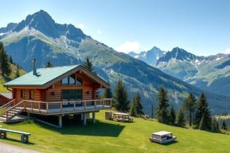 Zöld-tavi menedékház a Magas-Tátrában, csodás panorámával