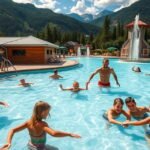 Családi szórakozás Tatralandiában, gyönyörű termálfürdő környezetben.