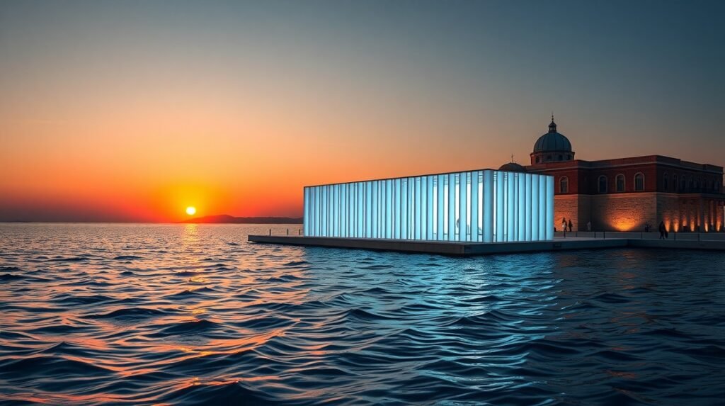 Zadar tengeri orgonája naplementében