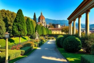 Boboli-kert séta Firenze zöld szívében díszszobrokkal és panorámával